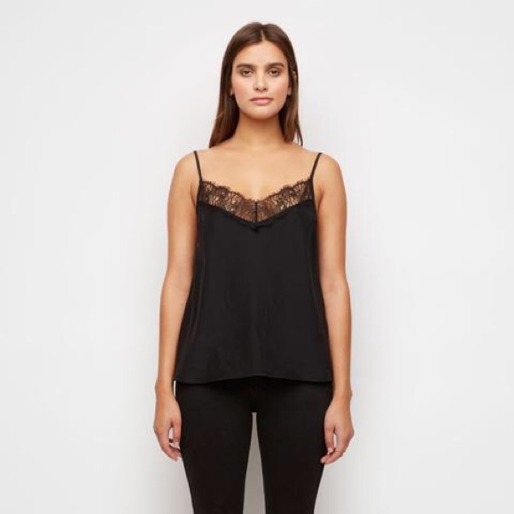 Silk lace cami